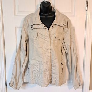 Style & Co Tan Utility Jacket